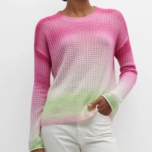 Lisa Todd Pink and Green Ombre Sweater